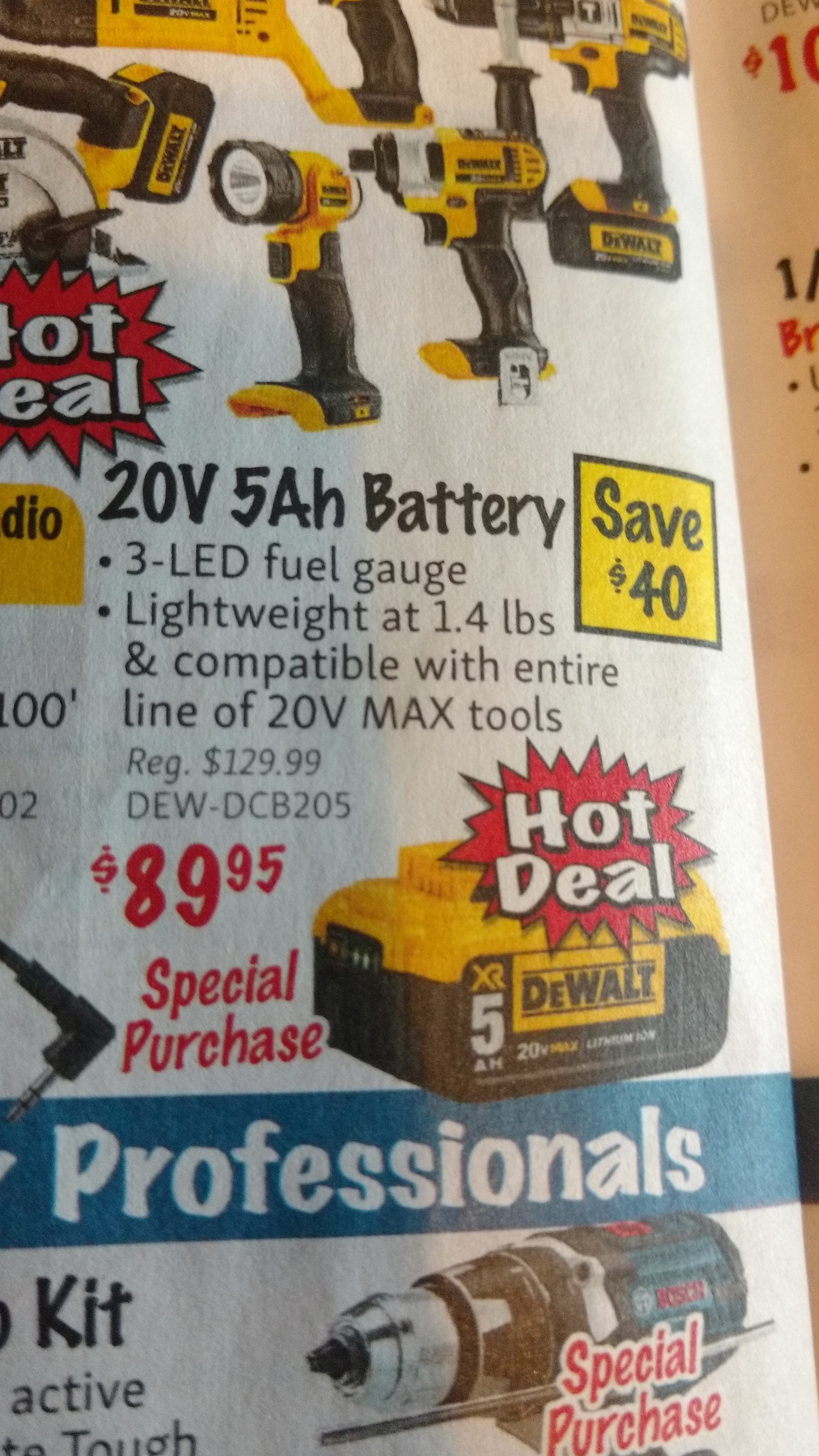 dewalt 20v 5ah battery