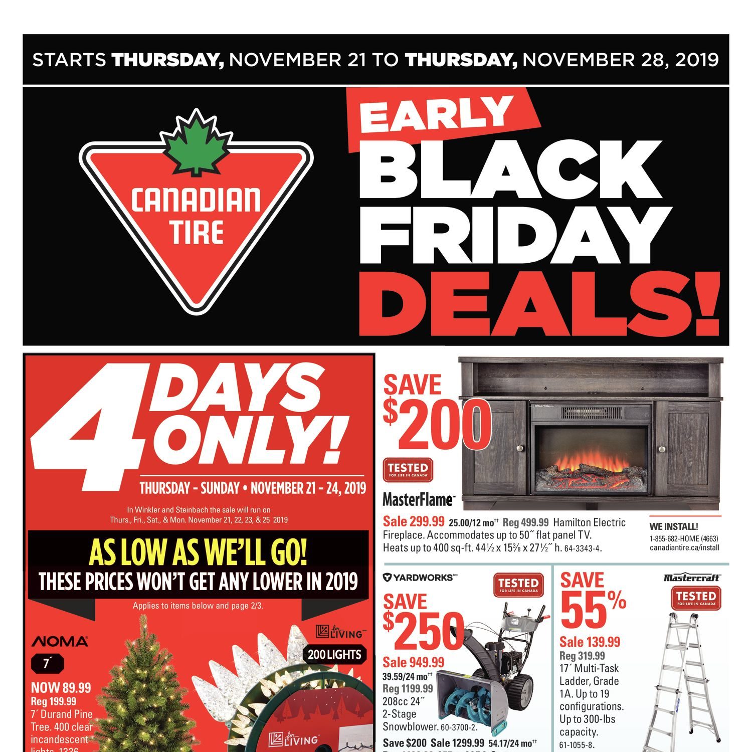 Canadian Tire Weekly Flyer 8 Days Of Savings Early Black