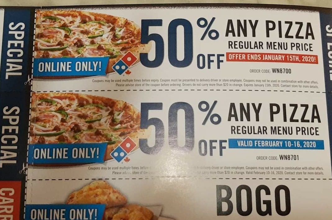 dominos coupons december 2021