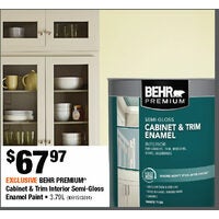 Behr Premium Cabinet & Trim Interior Semi-Gloss Enamel Paint