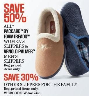 arnold palmer slippers canada
