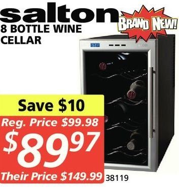 salton wine cooler price