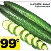 English Cucumbers - $0.99