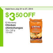 El Monterey Chicken Chimichanges - $3.50 Off