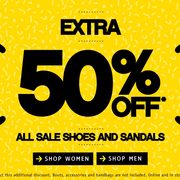 Call It Spring End of Season Sale: Take an Additional 50% Off All Sale Footwear + Free Shipping Over $50