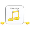 Happy Plugs In-Ear Sound Isolating Headphones with Mic - Yellow - $24.99 (29% off)