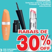 30% Off Select Covergirl Cosmetics
