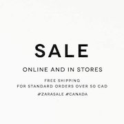 zara online free shipping