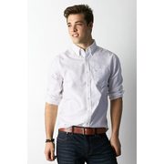 Aeo Slim Solid Oxford Button Down Shirt - $45.39