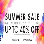 Up To 40% Off Select Items - Summer Sale
