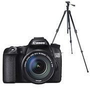 Canon EOS 70D DSLR Camera with 18-135mm Lens & Tripod - $1549.99 ($100.00 off)
