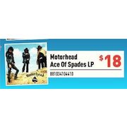 Motorhead Ace of Spades LP - $18.00