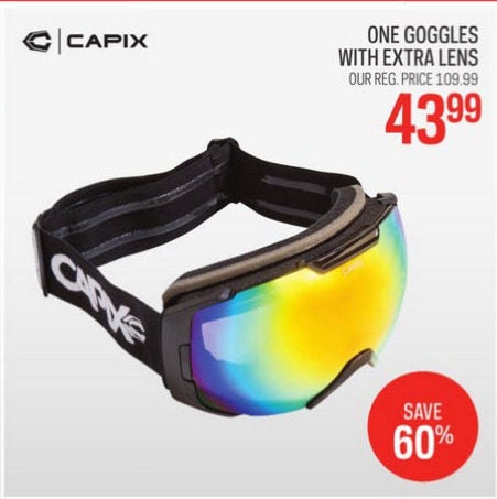 capix one ski goggles review