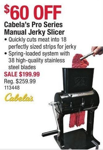 Cabela's Pro Series Manual Jerky Slicer