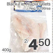 Black Tie Tilapia Fillets - 2/$4.50