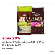 All Castor & Pollux Cat Food  - 20% off