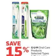 G.U.M Oral Care Products  - 15%  off