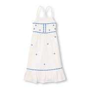 Girls Sleeveless Embroidered Tiered Maxi Dress - $15.60 ($24.35 Off)