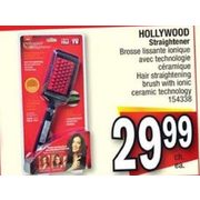 hollywood straightener brush