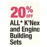 All K'Nex And Engino Building Sets  - 20% off