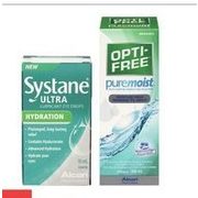 Systane Eye Drops or Opti-Free Pure Moist or Replenish Lens Solutions - BOGO 50% off