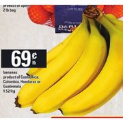 Bananas - $0.69/lb