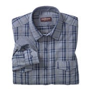 Melange Double-pocket Shirt - $69.99 ($18.01 Off)