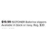 Isotoner Ballerina Slippers - $19.99