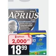 Claritin Tabs, Aerius Tabs, Aleve Liquid Gels Or Arthritis Caplets  - $18.99