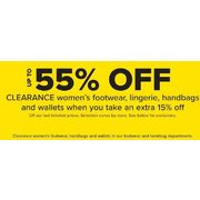 Women's Footwear, Lingerie, Handbags And Wallets - Up to 55%  off