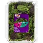 Dole 50 - 50 Blend, Spring Mix Or Queen Victoria Baby Spinach  - $4.99