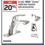 Rona All Moen Zarina Bathroom Faucets And Accessories