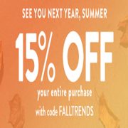 Famous Footwear: 15% off Purchase