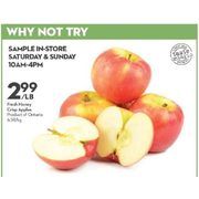 Fresh Honey Crisp Apples - $2.99/lb