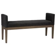 Textured Faux Leather And Wood Bench - $139.99 ($60.00 Off)