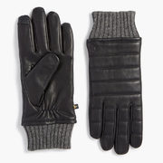 Knit Cuff Sheepskin Leather Gloves - $21.00 ($49.00 Off)