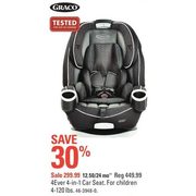 Graco 4Ever 4-In-1 Car Seat - $299.99 (30% off)