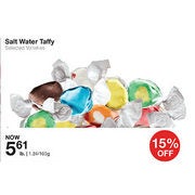Salt Water Taffy  - $5.61/lb (15% off)