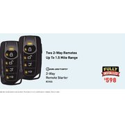 Idatastart 2-Way Remote Starter - $598.00