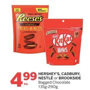 Hershey's, Cadbury, Nestle Or Brookside Bagged Chocolate - $4.99