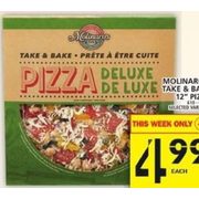 Molinaro's Take & Bake 12" Pizza - $4.99