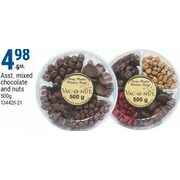 Mixed Chocolate and Nuts - $4.98