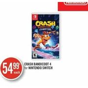 Crash Bandicoot 4 For Nintendo Switch - $54.99