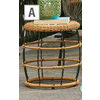 Hampton Bay Cayman Round All-Weather Wicker Patio Accent Table  - $69.98