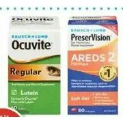 Ocutive or Preservision Omega-3 Ocular Vitamins - Up to 20% off