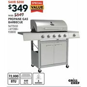 Grill Chef Propane Gas Barbecue - $349.00 ($200.00 off)