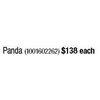 In-Stock Special Order Peak 3' x 6' Steel Decorative Screens-Panda  - $138.00