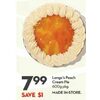 Longo's Peach Cream Pie - $7.99 ($1.00 off)