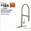 Allen + Roth "Rhys" Pull-Down Kitchen Faucet - $184.00 ($45.00 off)
