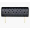 Dragor Black or White Tufted Faux Leather Double/Queen  - $199.00 (20% off)